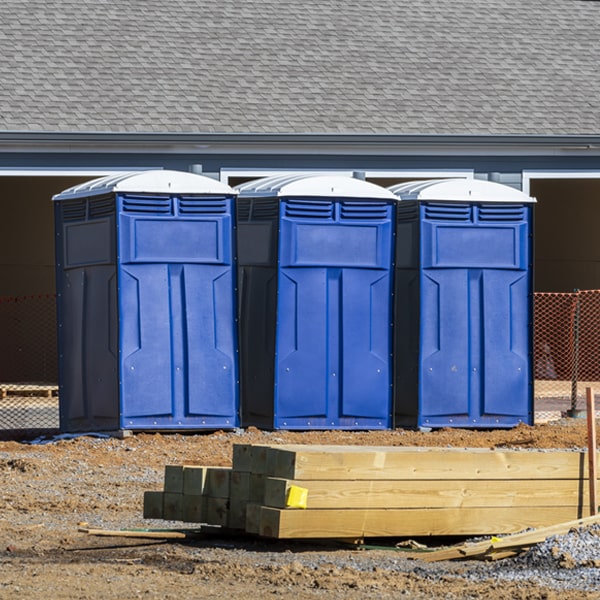 is there a specific order in which to place multiple portable restrooms in Brutus New York